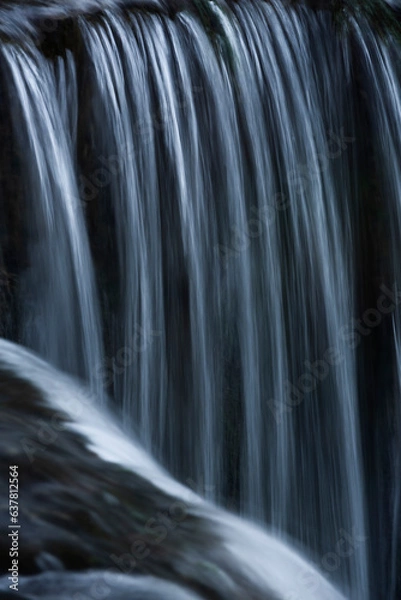 Fototapeta Cold river waterfall