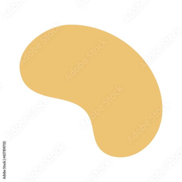 Obraz simple liquid irregular blob shape abstract elements graphic flat style design fluid vector illustration set banner simple shape template for presentation, flyer