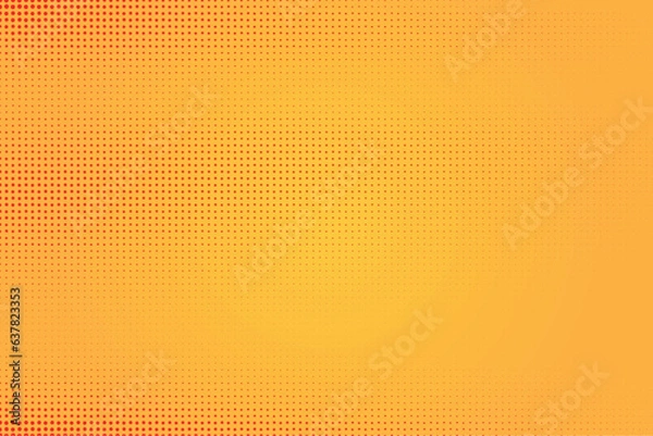 Fototapeta Dot Pattern Background Halftone Pattern & Trendy Style in Sunburst.