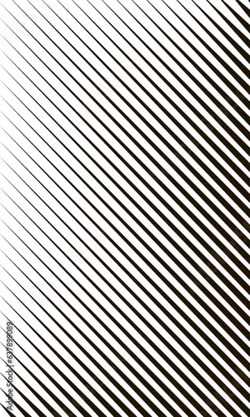 Fototapeta Black and white background with slanted lines