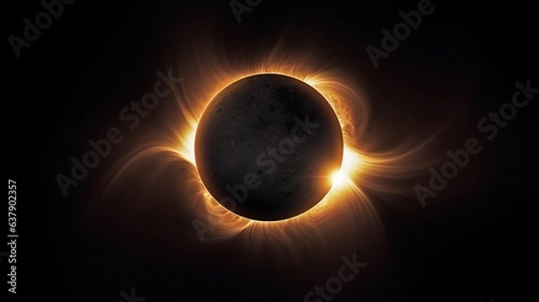 Fototapeta Solar eclipse