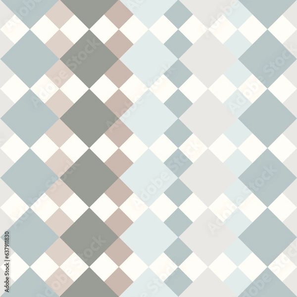 Obraz Abstract square vector seamless background