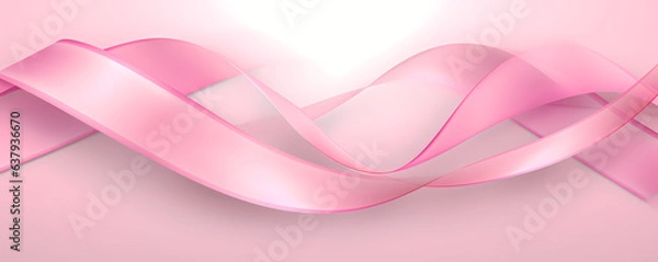 Fototapeta Pink october abstract design banner