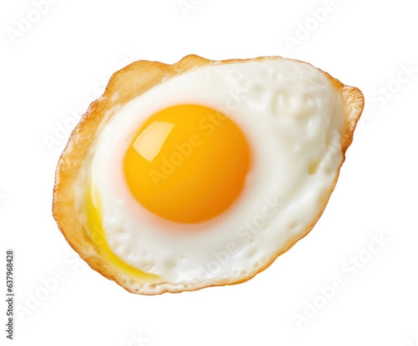 Fototapeta Fried egg isolated