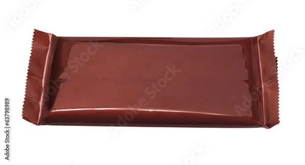 Obraz Chocolate Bar In Plastic Wrapper