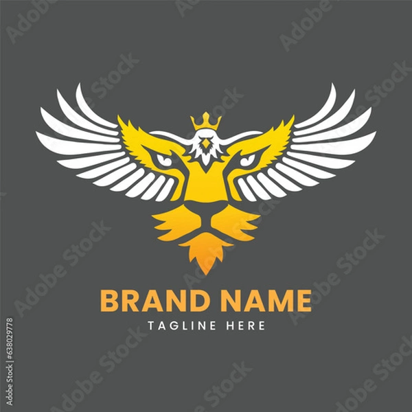 Obraz Lion King logo design vector