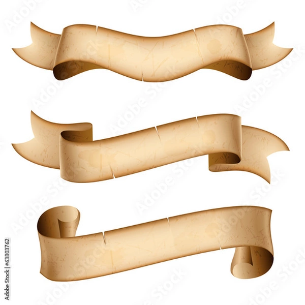 Obraz Ribbon in retro style