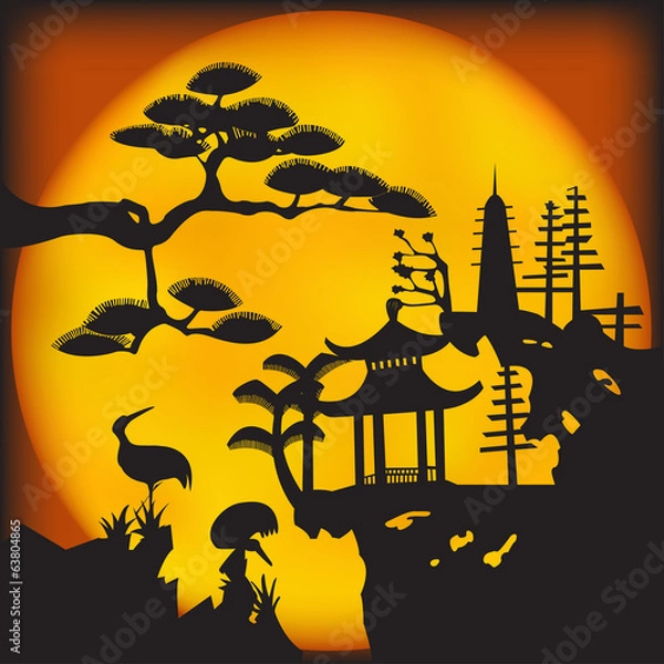 Fototapeta Asian landscape2