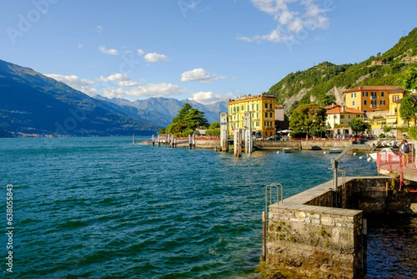 Obraz village in the sea