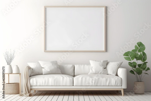 Obraz Modern Image Mockup Ambiance, generative ai