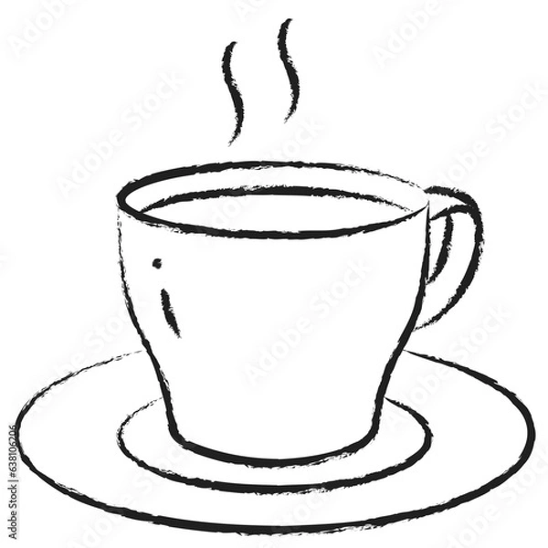 Obraz Hand drawn Espresso coffee icon