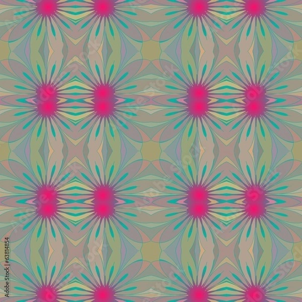 Obraz seamless pattern in retro style