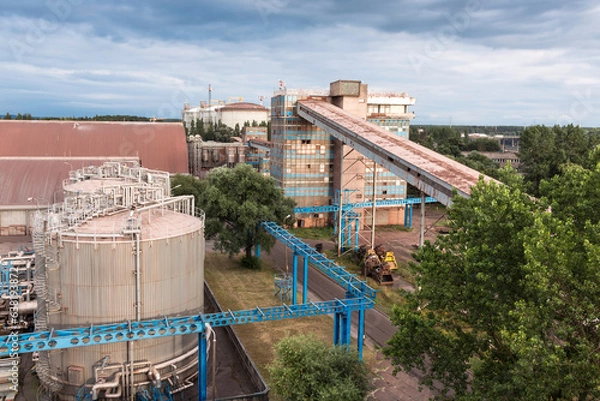 Obraz Gas terminal in Poland. Swinoujscie.