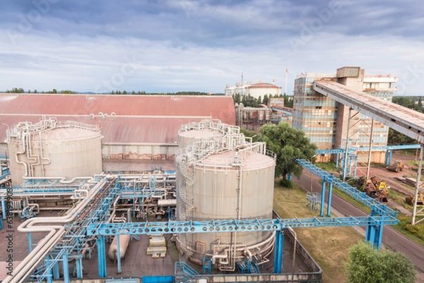 Obraz Gas terminal in Poland. Swinoujscie.