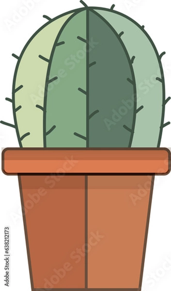 Obraz cereus cactus in a pot