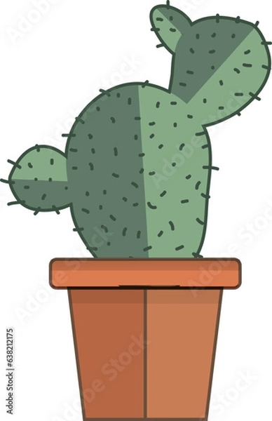 Obraz cereus cactus in a pot