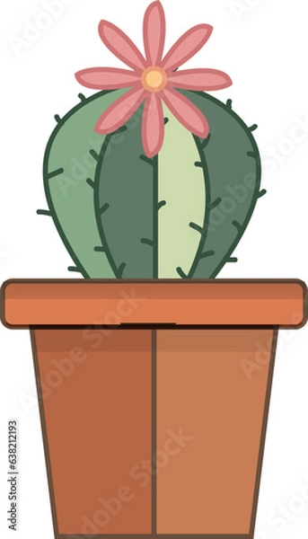 Obraz cereus cactus in a pot