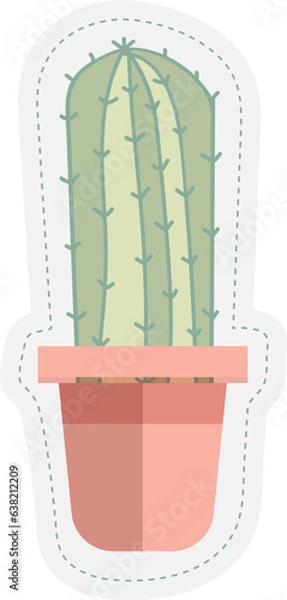 Obraz cereus cactus in a pot