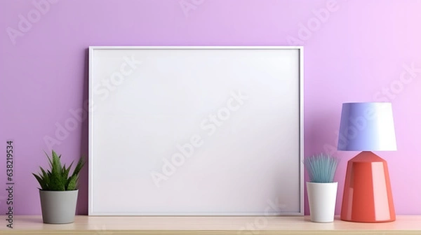 Obraz Inviting Tranquil Image Mockup, generative ai