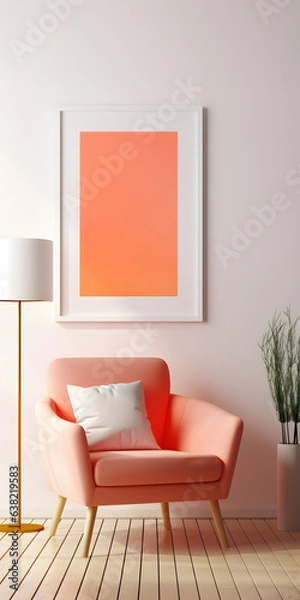 Obraz Artful Harmony Image Mockup, generative ai