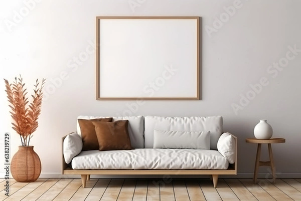 Obraz Stylish Ambiance Image Mockup, generative ai