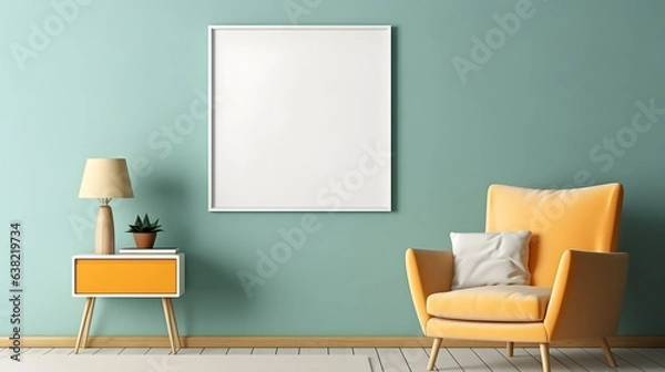 Obraz Inviting Decor Picture Mockup, generative ai