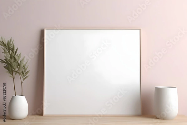 Fototapeta Polished Serenity Image Mockup, generative ai