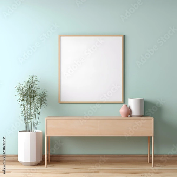 Fototapeta Subtle Image Mockup Elements, generative ai