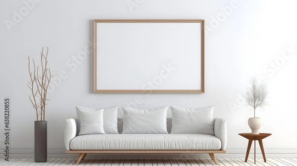 Fototapeta Inviting Decor Picture Mockup, generative ai