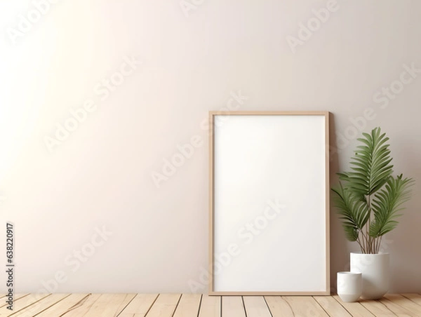 Fototapeta Serene Tranquility Image Mockup, generative ai
