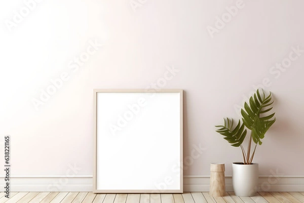 Fototapeta Elegant Image Mockup Tranquility, generative ai