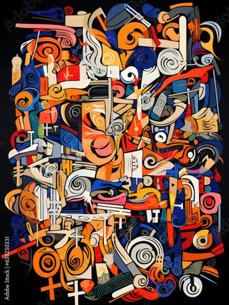 Fototapeta Abstract Fantasy Graffiti