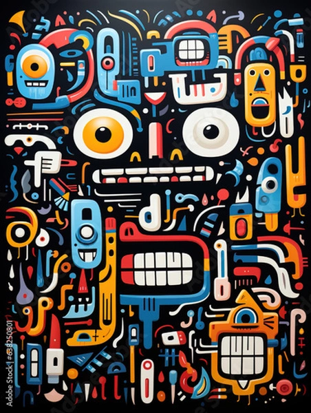 Obraz Abstract Fantasy Graffiti