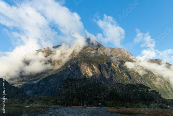 Obraz clouds over the mountain