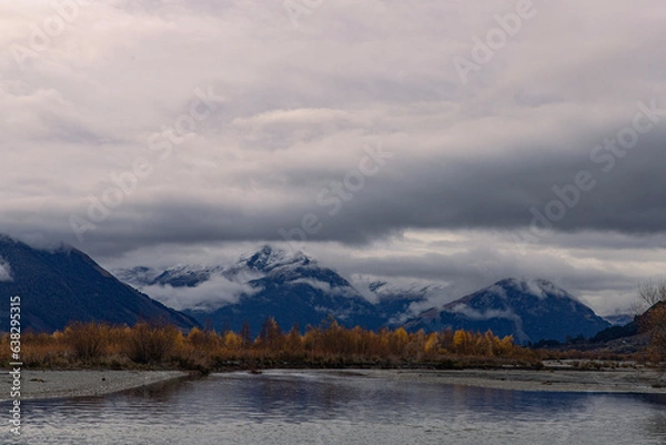 Obraz snow covered mountains