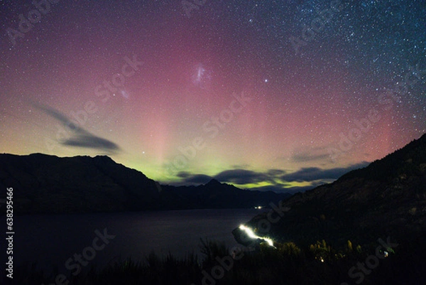 Obraz sunset over the lake