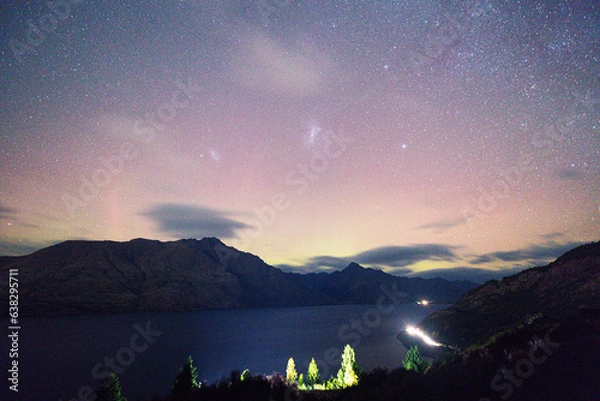 Obraz sunset over the lake