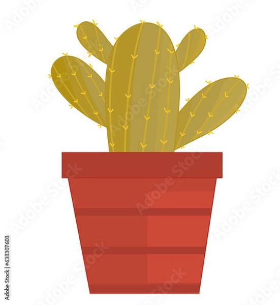 Obraz beautiful cactus in a pot