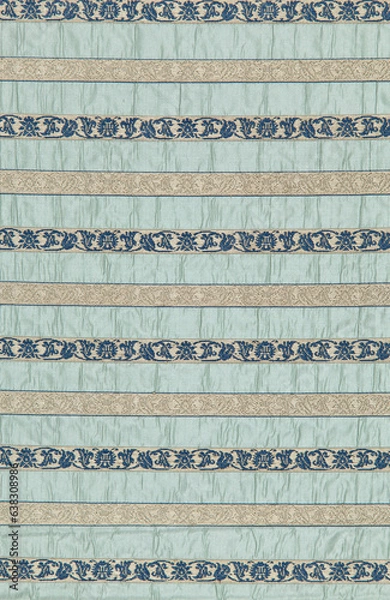 Obraz 浅葱段銀モール003