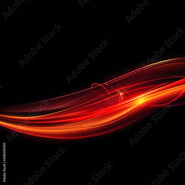 Obraz Red Energy Flow Background