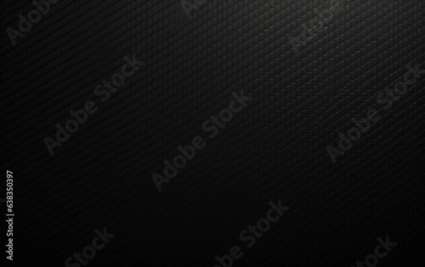 Obraz Black carbon fiber texture pattern background
