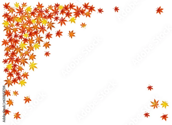 Fototapeta もみじのイラスト