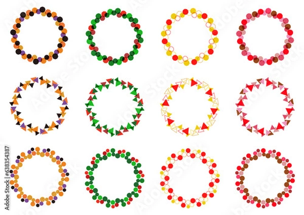 Obraz 季節のイベントフレーム_ハロウィン,クリスマス,正月,バレンタイン