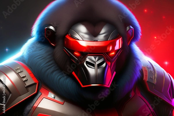 Fototapeta alien in the dark