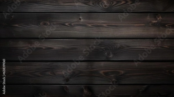 Obraz abstract dark wooden planks background 