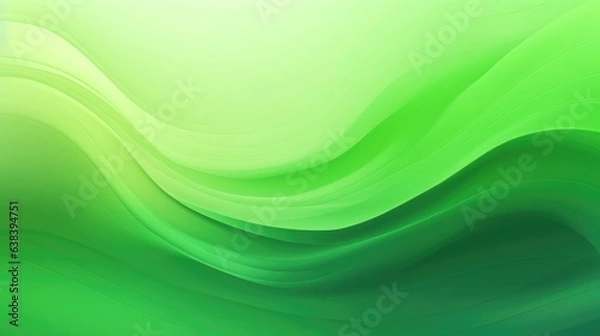 Obraz Swirly green gradient background 