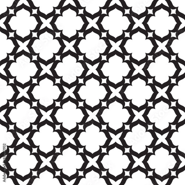 Fototapeta abstract seamless ornament pattern vector illustration