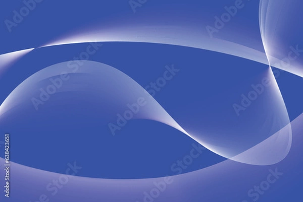 Fototapeta Abstract background, Elegant blue wave swirls background