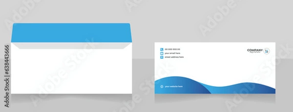 Obraz envelope design template