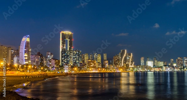 Obraz Benidorm, mar Mediterráneo